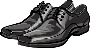 Banner Free Library Sneakers Clipart Dress Shoe - Men Shoes Cartoon, HD Png Download PNG with transparent background