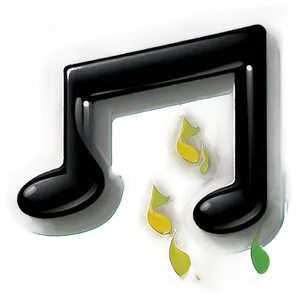 Black Eighth Note Illustration Png Wmw PNG Image