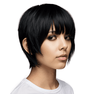 Black Emo Haircut PNG 1 PNG