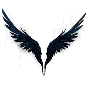 Black Emo Wings PNG 23 PNG image with transparent background