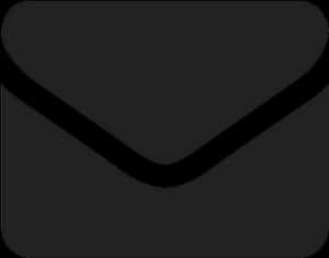 Black Envelope Icon PNG