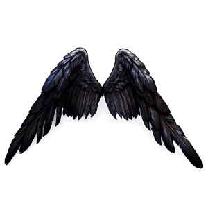 Black Feather Angel Wings Png Xcn1 PNG Image