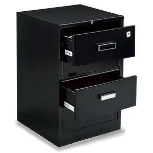 Black Filing Cabinet Png Sey21 PNG Image