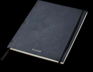 Black Filson Notebook Cover PNG image with transparent background