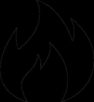 Black_ Fire_ Silhouette_ Vector PNG image with transparent background