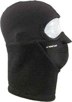 Black Fleece Balaclava Winter Gear PNG Image