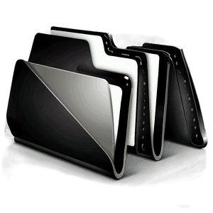 Black Folder Icon PNG qgh PNG
