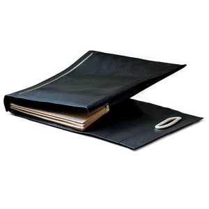 Black Folder With Documents Png 70 PNG Image