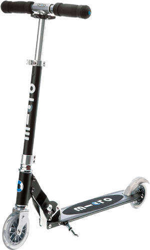 Kick Scooter Png Image - Micro Sprite Scooter Black, Transparent Png PNG image with transparent background