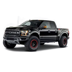 Black Ford F150 Raptor Png Gaa54 PNG Image