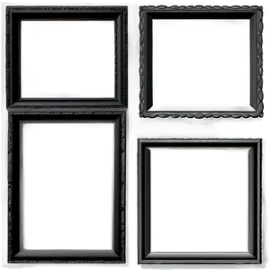 Black Frame For Collage Png Dhv50 PNG Image