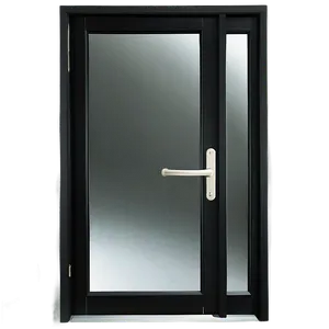 Black Framed Glass Door Png 06122024 PNG Image