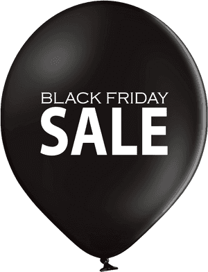Black Friday Image With Balloons, HD Png Download PNG image with transparent background