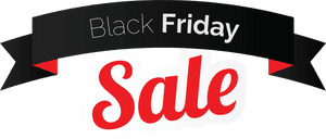 Black Friday Sale Banner Png Clipart Image - Black Friday Sale Banner, Transparent Png PNG image with transparent background