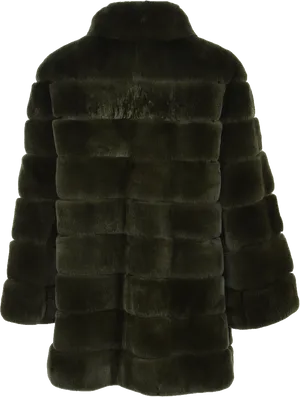 Black Fur Coat Product Image PNG Image