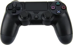 Black Game Controller P S4 PNG Image