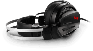 Black Gaming Headsetwith Mic PNG