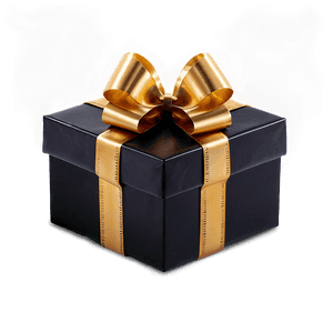Black Gift Box PNG 05252024 PNG