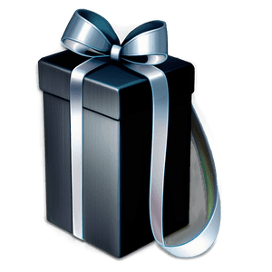 Black Gift Box PNG 24 PNG