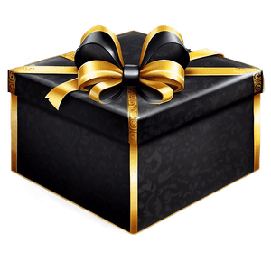 Black Gift Box PNG imc PNG