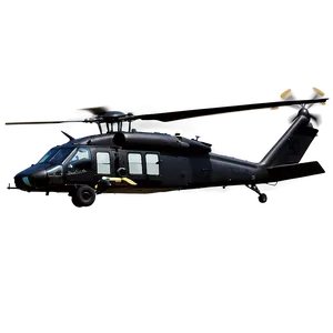 Black Hawk Command Helicopter Png 06252024 PNG Image