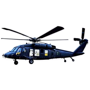 Black Hawk Helicopter Aerial View Png Jul PNG Image