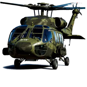 Black Hawk Helicopter With Decals Png 87 PNG Image