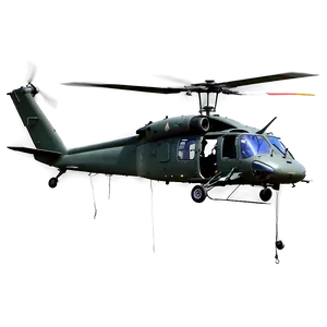 Black Hawk Training Helicopter Png 06252024 PNG Image