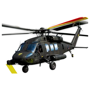 Black Hawk Training Helicopter Png Aov20 PNG Image