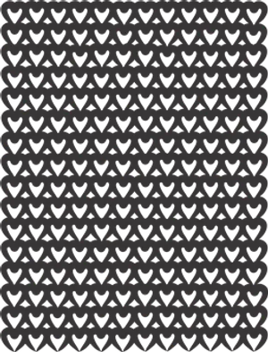 Black Heart Pattern Background PNG Image