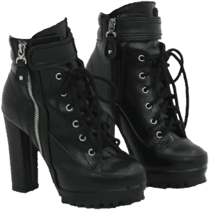 Outfits With Heeled Combat Boots , Png Download - Korean Dwarf Boots Outfit, Transparent Png PNG image with transparent background