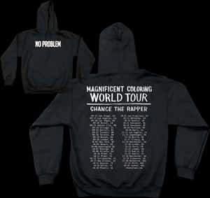 08 Ctr Mcwt Noproblem Hood Black Mchs 2 Back Copy - Hoodie, HD Png Download PNG