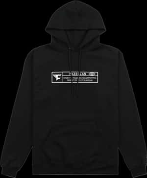 Faze Clan Black Hoodie, HD Png Download PNG