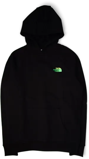 Black Hoodiewith Logo PNG Image