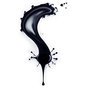 Black Ink Splash Png Evp PNG Image