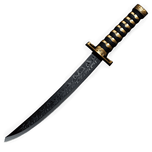 Black Katana PNG hip PNG