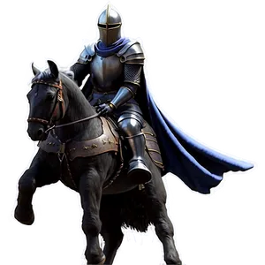 Black Knight On Horseback Png Tag82 PNG Image