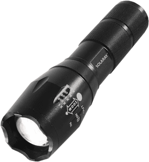 Tactical Strobe Led Flashlight For Security - Flashlights Led, HD Png Download PNG image with transparent background