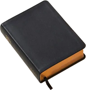 Black Leather Bible PNG Image