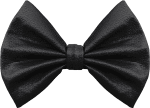 Bow Tie Black PNG PNG with transparent background