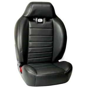 Black Leather Car Seat Png 06252024 PNG Image