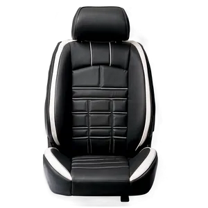 Black Leather Car Seat Png 3 PNG Image