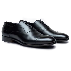 Black Leather Footwear Png 4 PNG Image