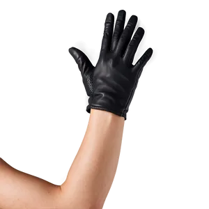 Black Leather Gloves Png 90 PNG Image