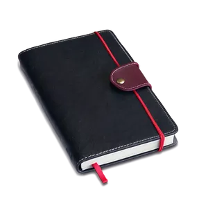 Black Leather Notebook Png Wsq PNG Image