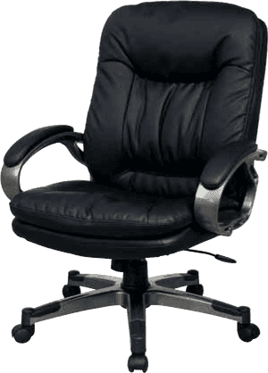 Full Back Leather Office Chair, HD Png Download PNG with transparent background