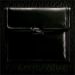 Black Leather Portfolio Png 06252024 PNG Image