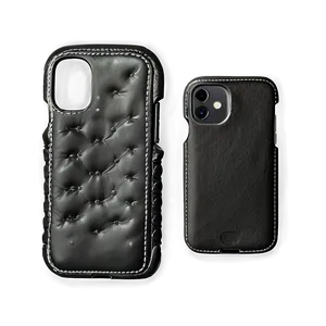 Black Leather Smartphone Case Png Mly PNG Image