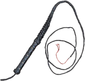 Black Leather Whip PNG Image