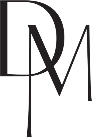 Black Letter M Logo PNG Image